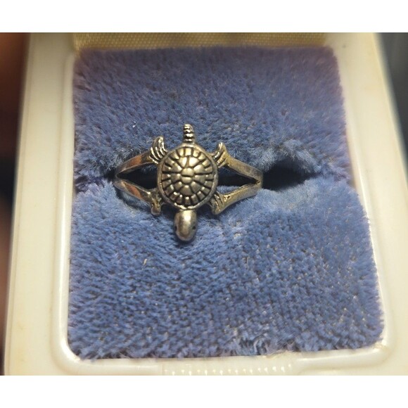 Vintage Sterling Silver Ring Sz 4.5 NS - Picture 1 of 4